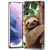 Cute Sloth Phone Case for Samsung A54 A14 A24 A34 A17 A37 A57 A55 A35 A25 A15 A13 A23 A33 A53 A07 A05S A04S A03 A73 Galaxy Note