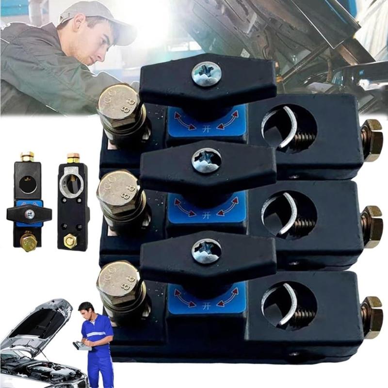 12V/24V Universal Switches Car Battery Disconnect Switches Isolator Battery Cut Off Heavy Duty Battery Shut Off Switches