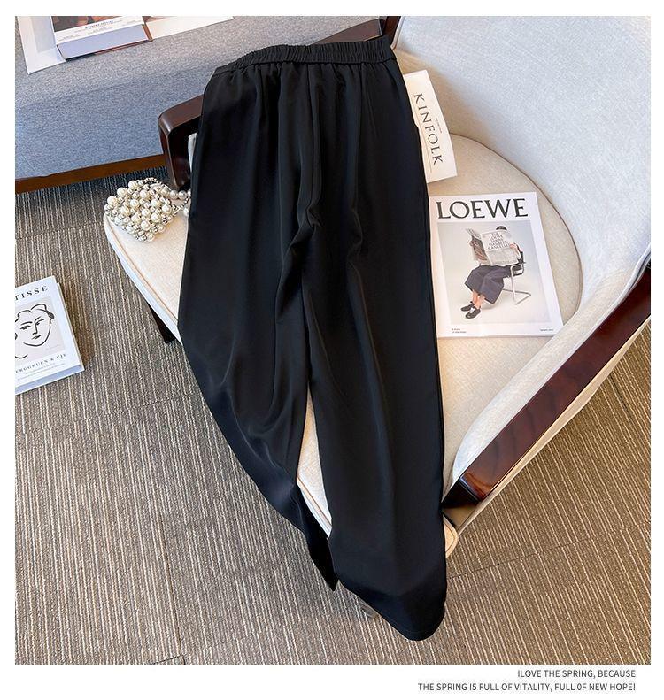 Plus Size Autumn 2026 Slimming Belly Concealing Two-Piece Shirt & Pants Set
