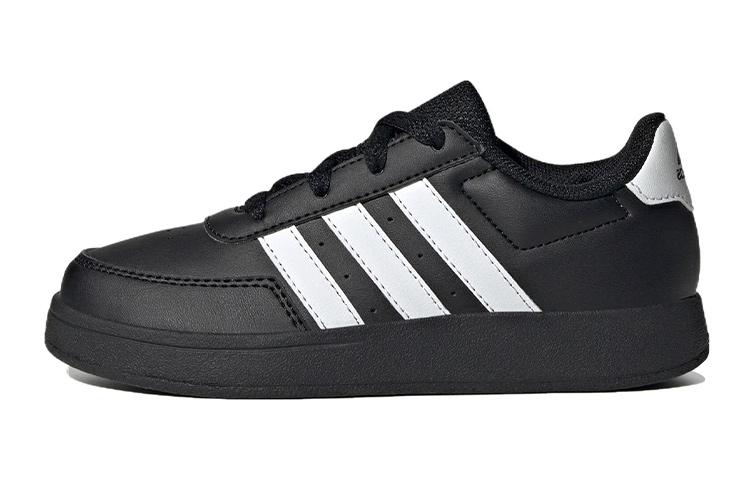 

Adidas Neo Breaknet Slip Resistant Abrasion Resistant Low top Skateboard Shoes Black White Kids HP8961 28.5