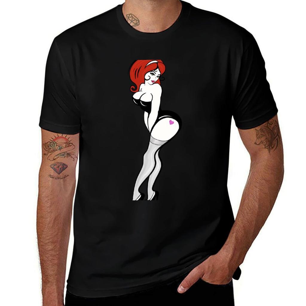 Curvy Redhead Tshirt T Shirt Unisex 100 Cotton Luxury Brand Tshirt