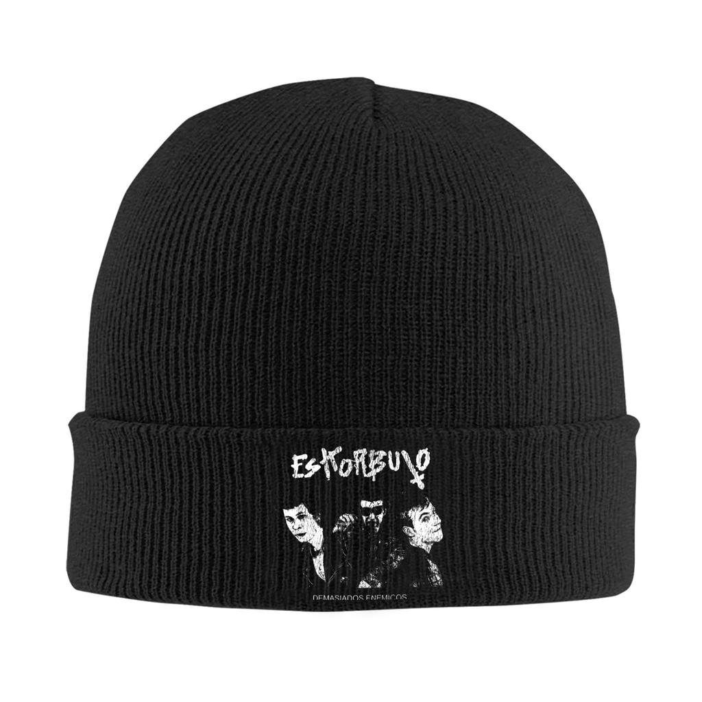 ESKORBUTO PUNK ROCK Knit Hat Beanie Hats Hippie Thermal Elastic Adult Unisex Bonnet Hats Spring Custom Hip Hop Caps Gift