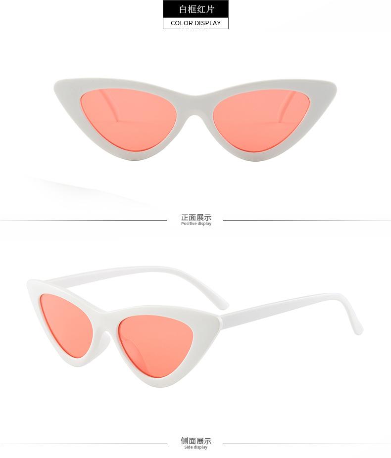 Vintage Cat eye Sunglasses Women Sexy Retro Small Cat Eye Sun Glasses Brand Designer Colorful Eyewear For Female