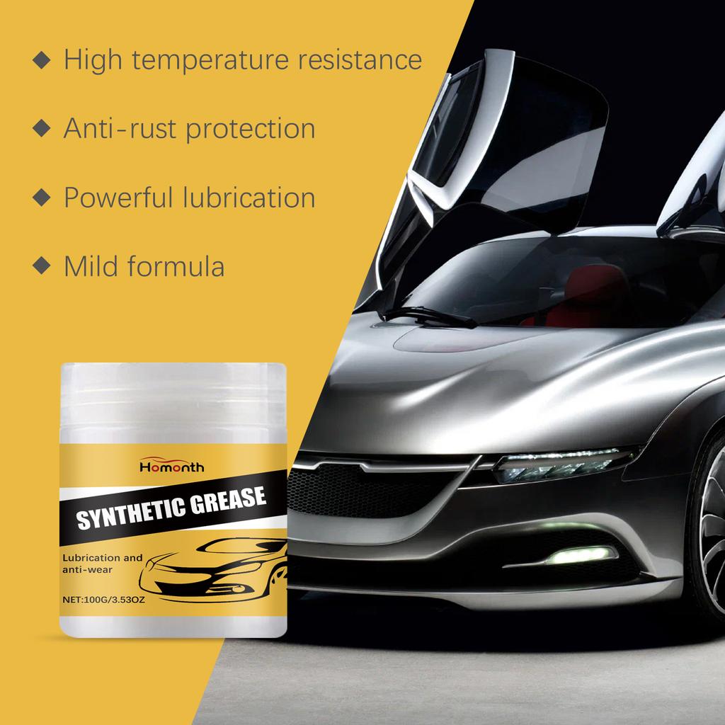 Car Sunroof Track Lubricating Grease Door Abnormal Noise Antirust Oil White Mechanical Maintenance Gear Bearing Oil Grease Care