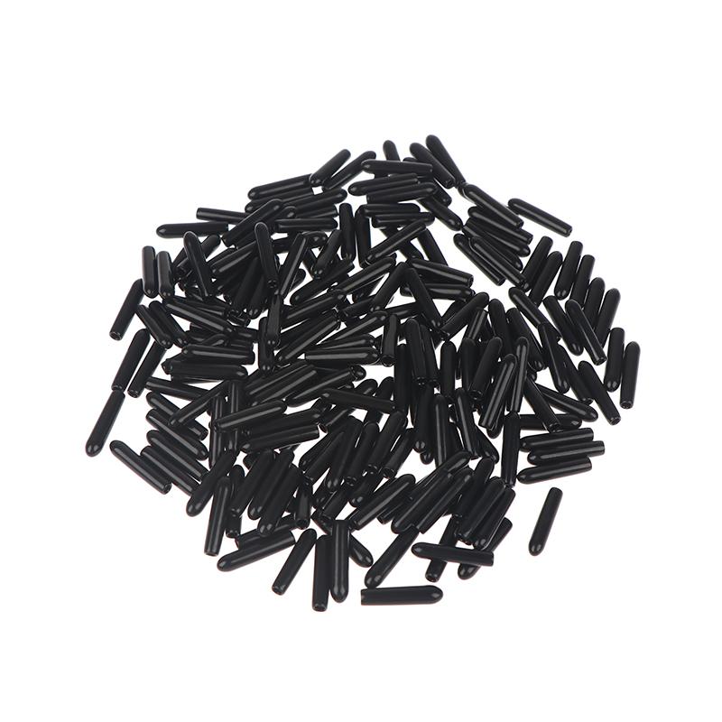 200 Pezzi Protezioni Filettate per Tubi in Plastica Tappi Terminali a Vite in Gomma PVC Resistente Coperchi Mozzo per Raccordi Hardware