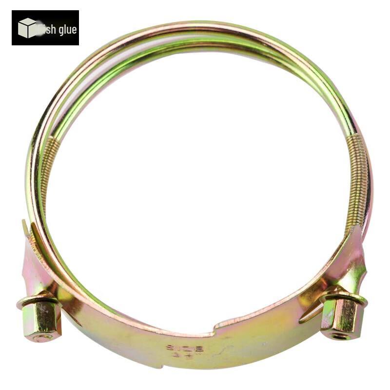 GUYU Heavy-Duty Tiger Clamp Hose Clamp Thick Double Steel Wire Clamp