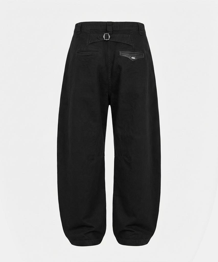 BADBLOOD Mystic Formal Curved Chino Pants - Black