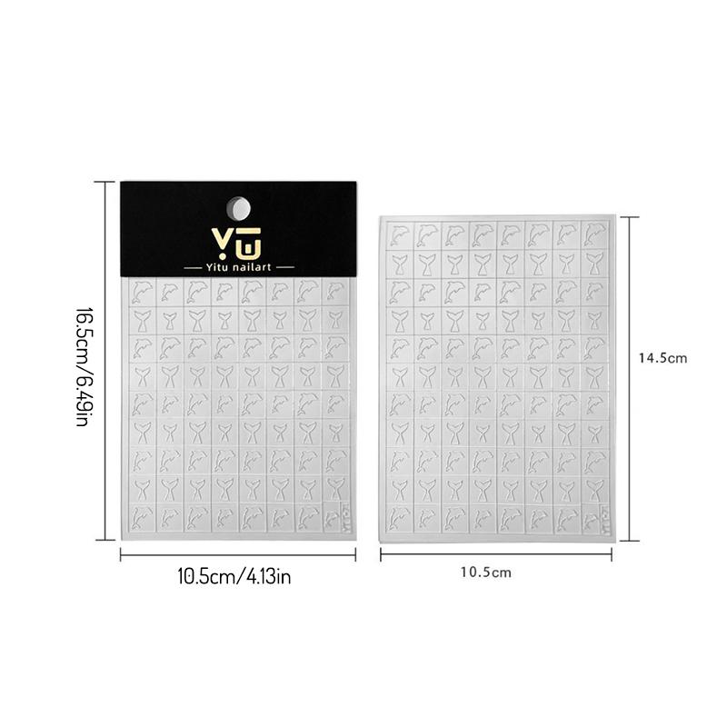 Starfish Shell Ocean Hollow Out Nail Sticker Decals Self Adhesive Template for All Nail Types DIY Art Summer Style