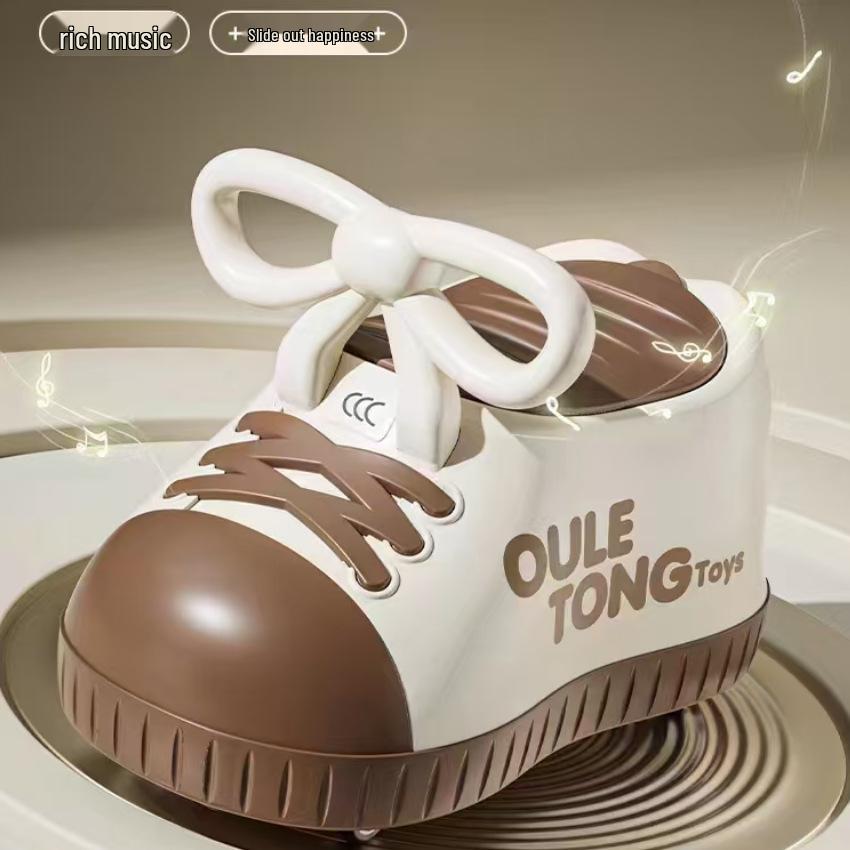 Peanut Car Music Walker for 1-3 Year Olds - Twist & Slide Shoe Car Gift