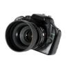 49mm Rubber Camera Lens Hood Set/2pcs Collapsible Designs Reduce Glare and Flares Improve Photography and Video