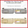 Gray Beige For Toyota Corolla, Leiling 2014-2024, Sun Visor Car Visor Sunscreen Blackout Sun Visor Makeup Mirror