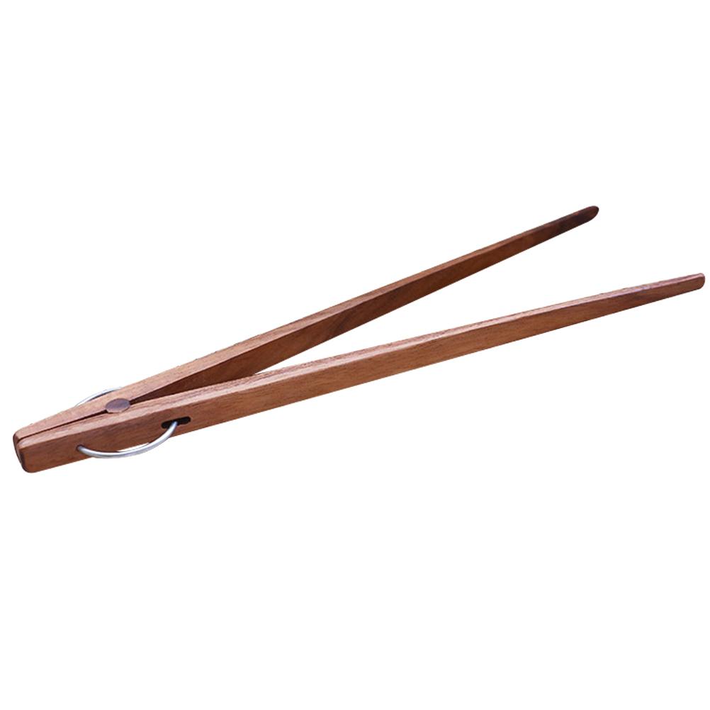 

Food Clip Kitchen Tongs Things for Kitchens Cooking Clamp Tweezers Utensils Household Toasters Wooden 25x4x1cm