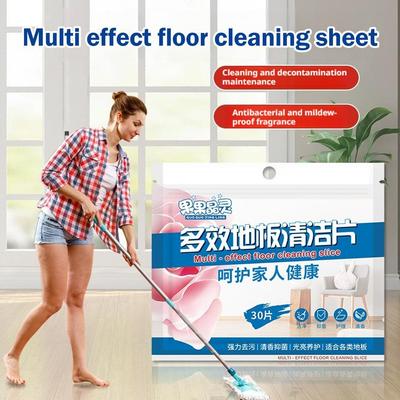 30 Sheet Portable Wooden Floor Cleaning Tabletstiles Hard Surfaces Concentrated Washing Powder Detergent Washing Machines