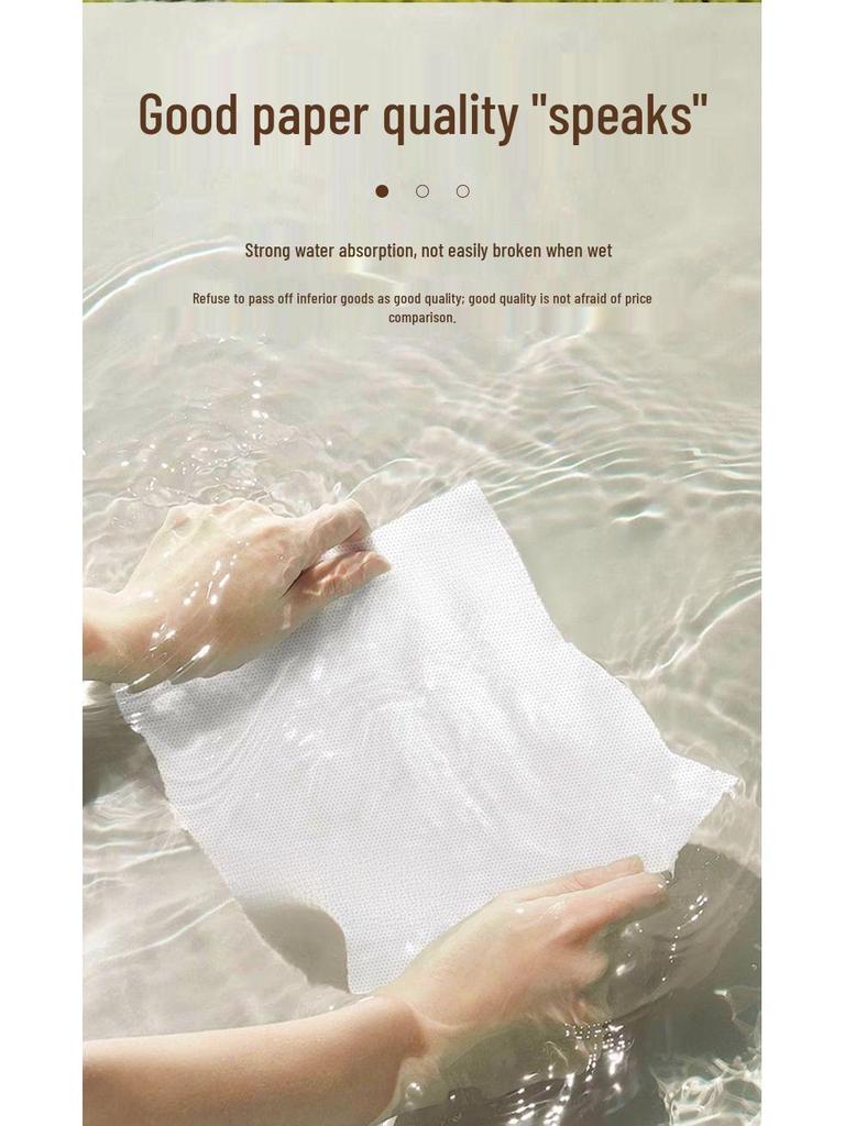 Lidehui Double-Layer Hand Wiping Paper for Hotel, Bathroom, and Kitchen