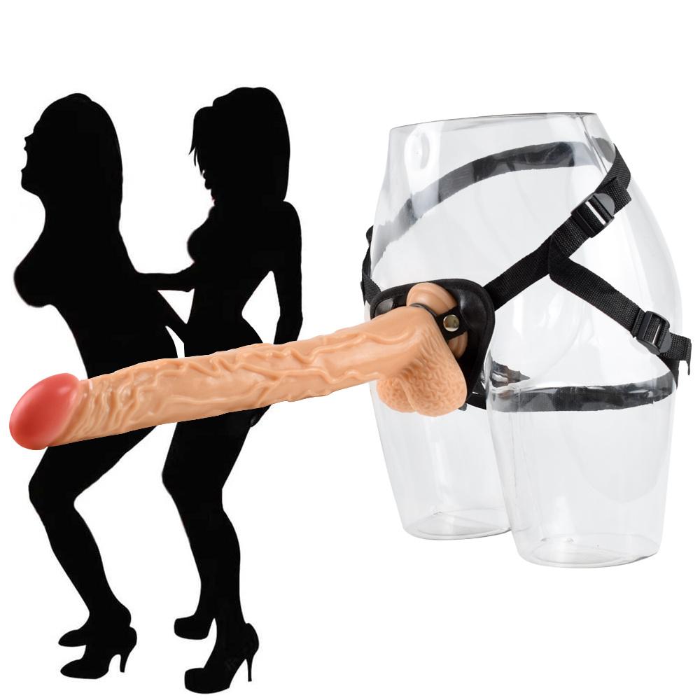 Nositelné dildo Pussy Kalhotky Sexuální hračky Anální plug Pásek na penis Fisting Realistické Dick Pegging Femdom Čtvrtá láska