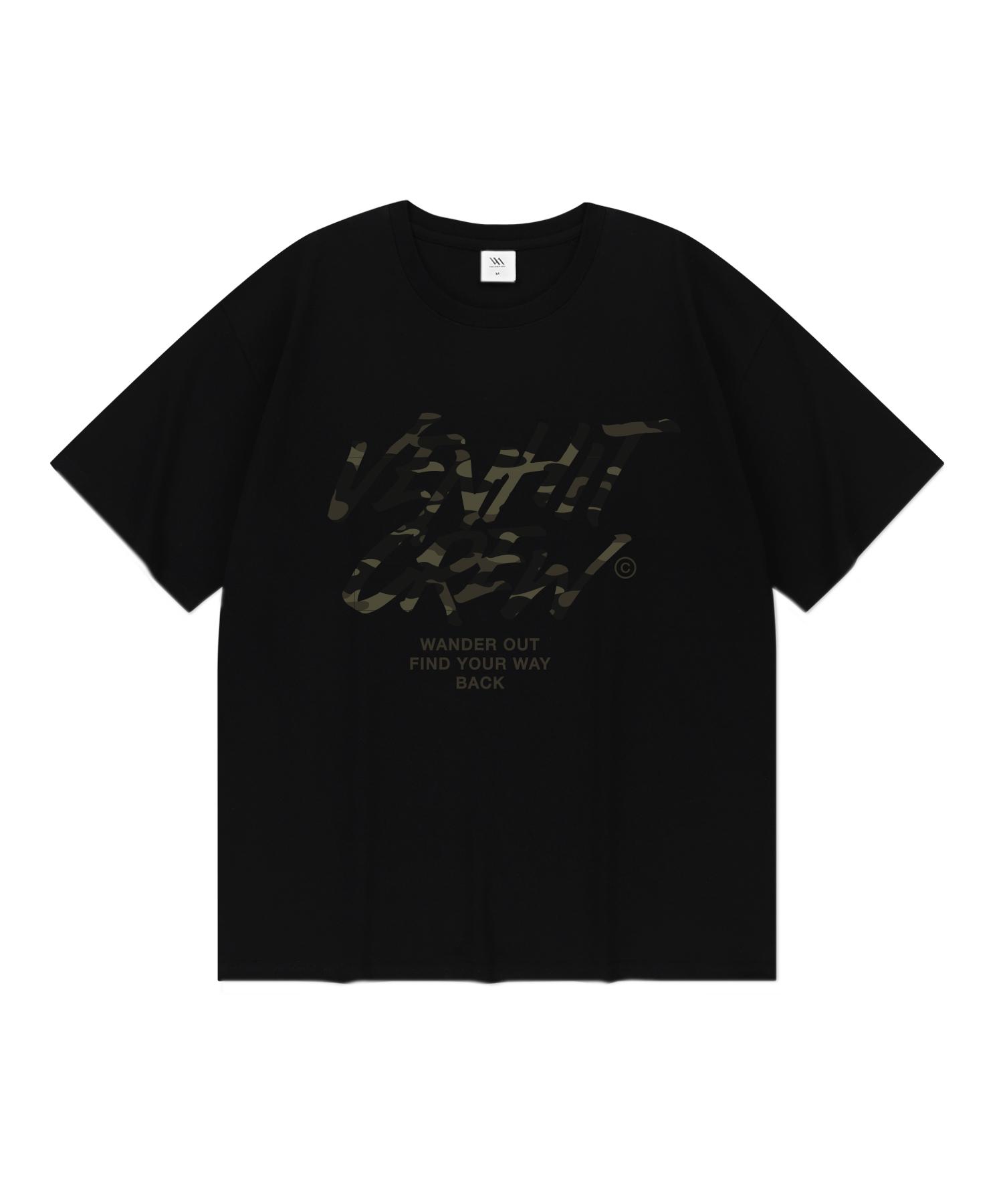 Benhit Vhc Camo Graphic Short Sleeve Tee Brown/S