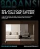 Crosser P50 HD Projector: 4K Blu-ray Support, Auto Network Focus, Portable Home Use