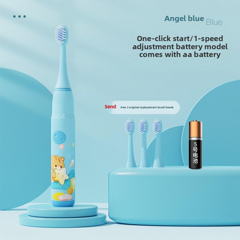 New Children's Toothbrush Cartoon Sonic Toothbrush Electric Soft Bristle Rechargeable Children's Electric Toothbrush