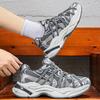 Chunky Sneakers Four Seasons Men'S Mesh Breathable Light Soft-Sole Anti-Slip Comfort Outdoor Casual Walking Sports Running Shoes