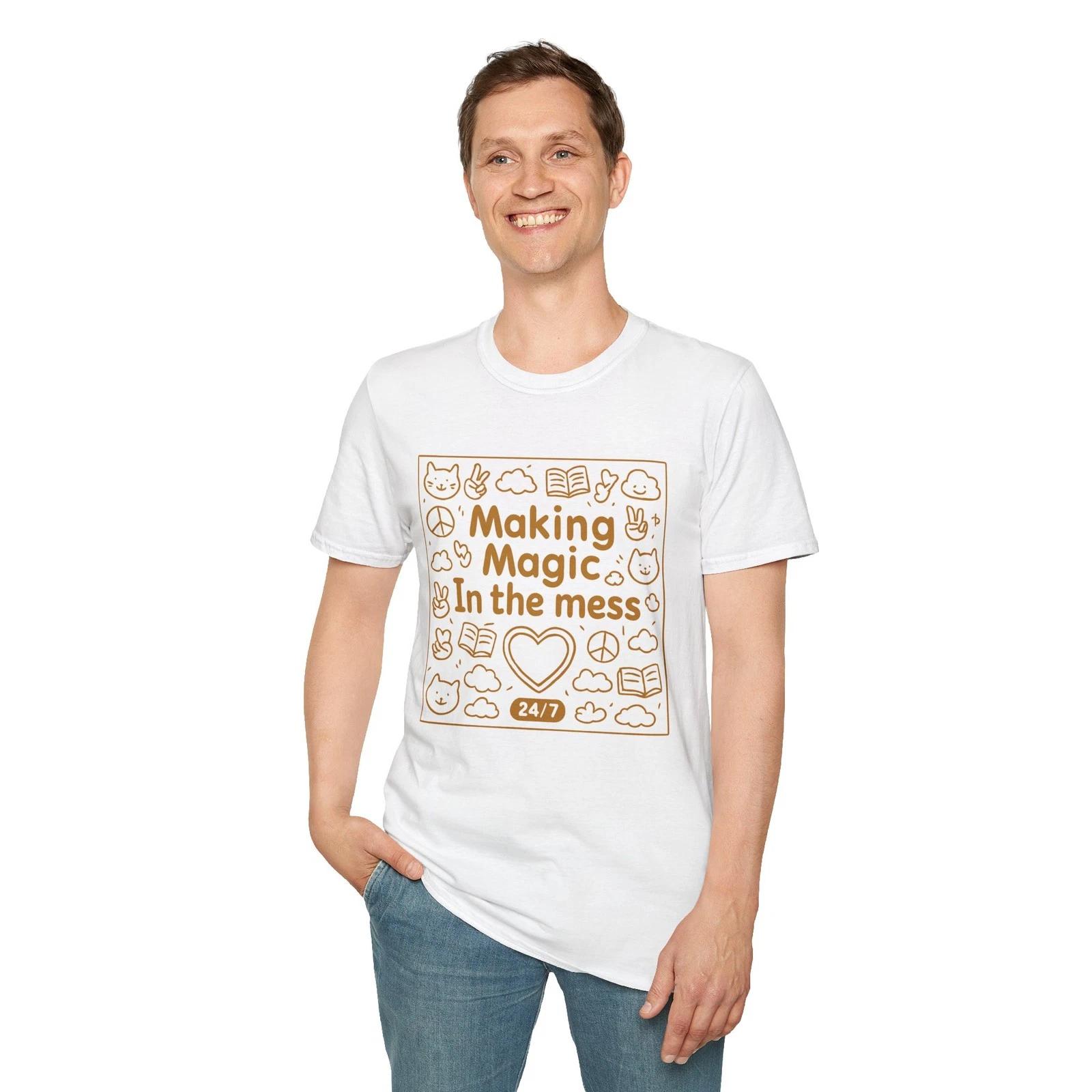 

Whimsical Magic T-Shirt - Unisex Comedy, Cozy Gift, Casual Wear, Magical S