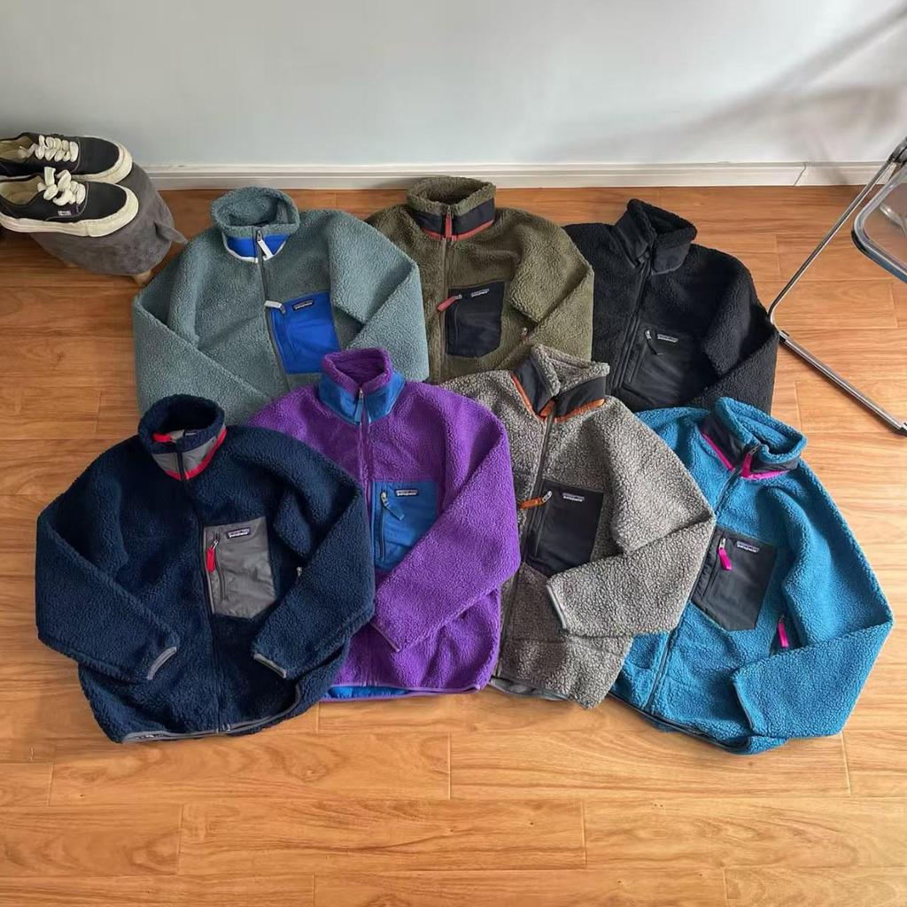 Bataan Autumn/Winter Unisex Lambswool Stand Collar Jacket—Casual and Versatile Trendy Design