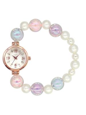 [Follow] Fragola Motif Bead Watch N01322S-5 PGCANDY Women's Multicolor