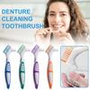 Double Sided Denture Toothbrush Cleaning Brush Denture Brush Invisible Braces Orthodontic Retainer Descaling Brush