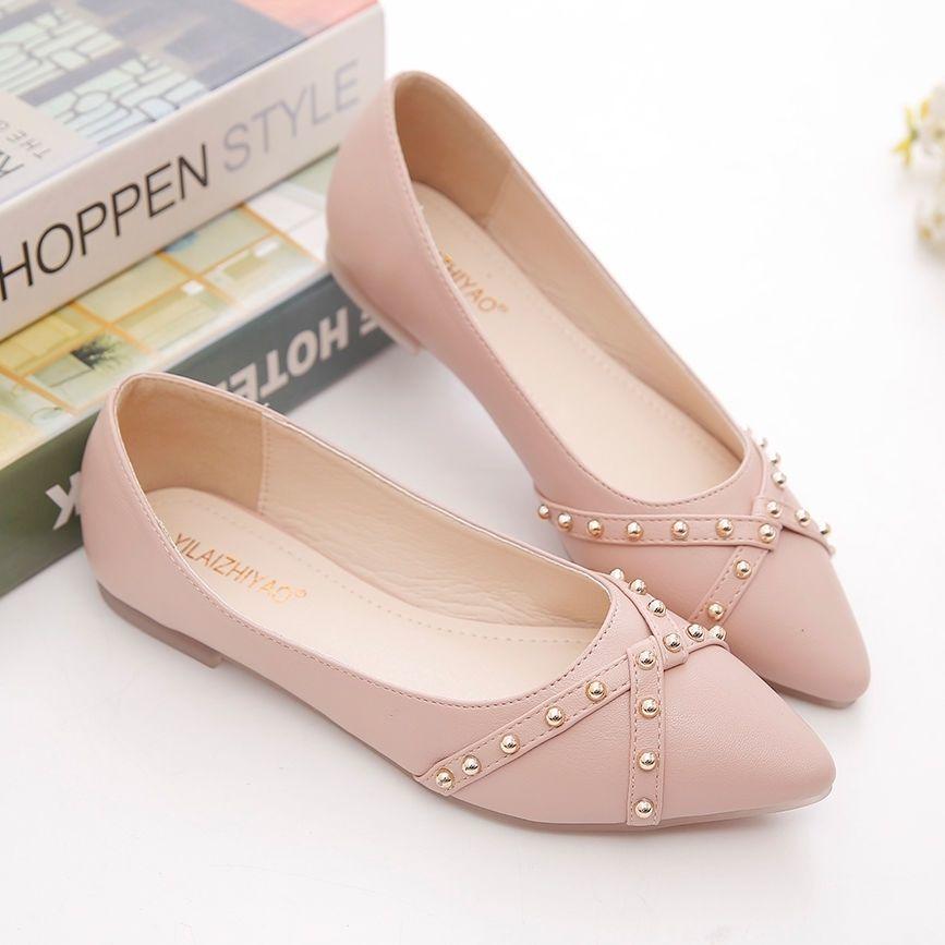 Pointed Toe Office Slip-on Shoes for Women High Quality Wholesale Young Fashion 2025 Summer Cheap Liquidation Casual Woman Flats