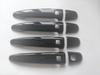 Carbon Fiber Pattern Door Handle Stickers for 2003-2008 Toyota WISH - Bright Black Door Bowl Decoration