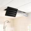 Quick Releasing Dryer Wall Vent with Rainproof Louvers Easy Installation Plastic Texture for Any Weather Conditions