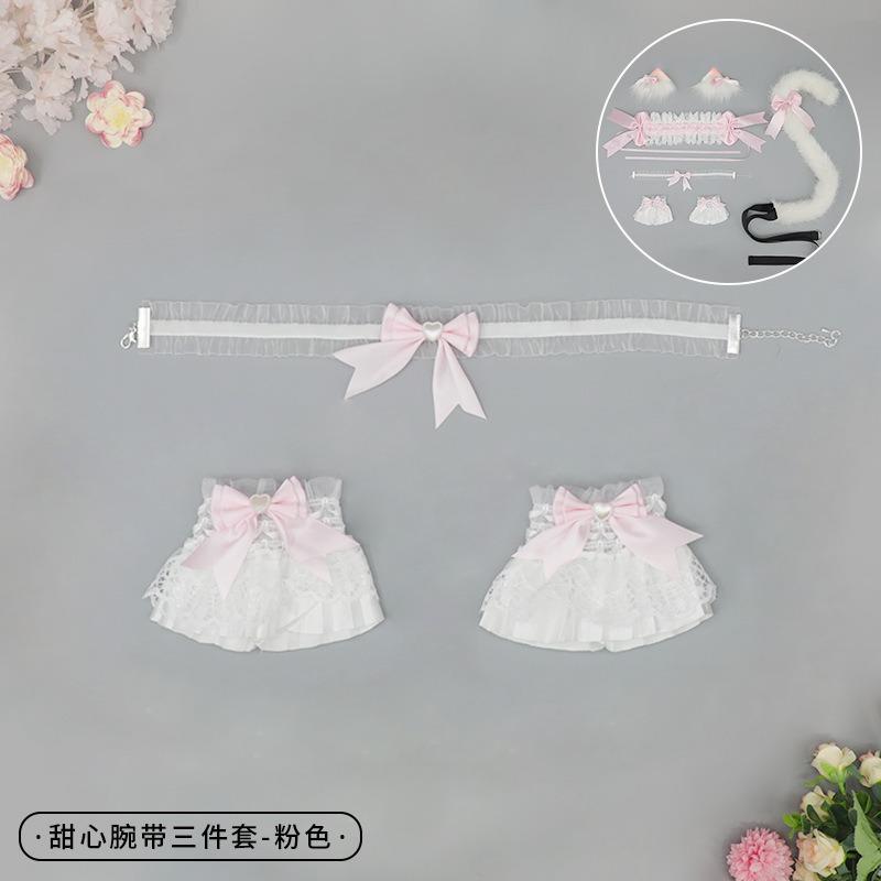 Cute Girl Hair Accessories Lolita Comic Show Multi-purpose Pair Clip Bow Headgear Cat Ear Hairpin Cat Ear Headband