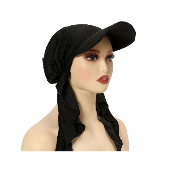 Women Headscarf Hat Elastic Design Shawl Baseball Hat Headscarf Lightweight Easy to Wear Head Covering Turban Hat