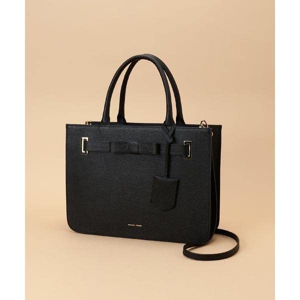 Em Shushu II Tote Bag 00032310130414 Black [Samantha Thavasa] Women's