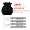Horse Riding Vest Black Zipper Equestrian Vest for Adult Children Horse Riding Training Waistcoat EVA Equestrian Protective Pad