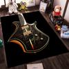 Guitar Design Pattern Rug Non-slip rug suitable for living room and bedroom sofas