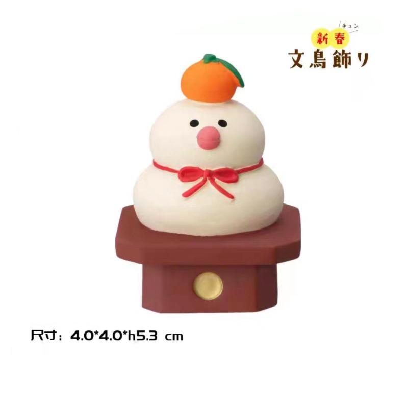 ZAKKA Grocery Japanese Cat Orange INS Creative Tide Play Miniature Gifts Resin DIY Home Furnishings, Crafts Ornaments