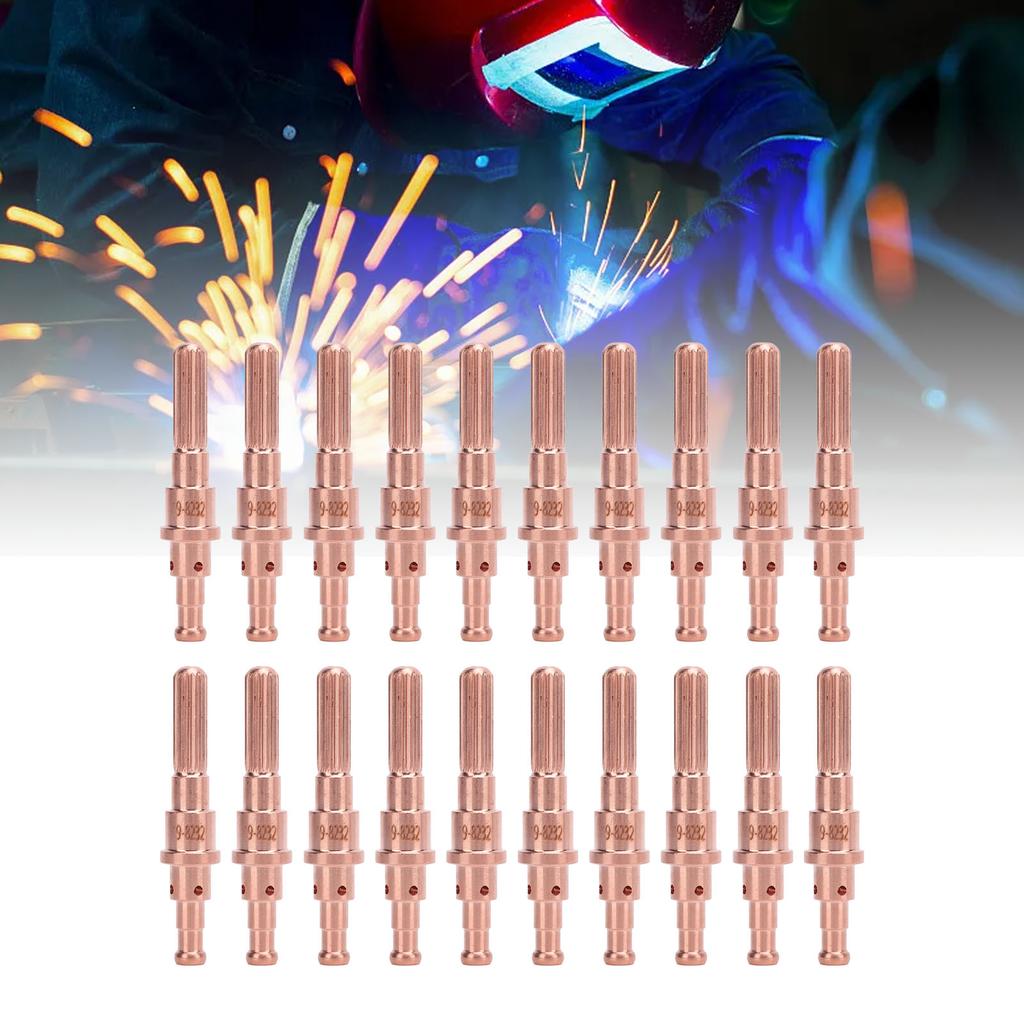 Plasma Cutting Torch Electrode 9-8232 Electrode Standard Size High Hardness Lightweight for Thermal Dynamics SL60 SL100