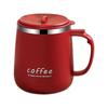480ml 304 Stainless Steel Double-layer Insulated Coffee Cup Durable Sealed Water Cup Large Capacity Milk Coffee Mug Drinkware