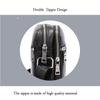 High Quality Men's Genuine Leather Briefcases Middle Size Male Leather Messenger Bags Black Men Shoulder Bag Cross body Bags sac