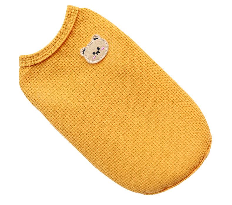 Spring Summer Pet Waffle Vest Teddy Bichon Puppy Dog Anxiety Outfit Cat Clothes Fashion Dog Clothes
