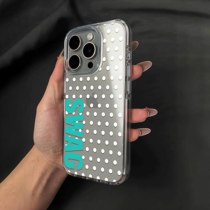 Leopard Print Polka Dots Swag Phone Case For IPhone 17 17Air 11 12 13 14 15 16 17 Pro Max 16 15 14 Plus Cover Funda Bumber Coque