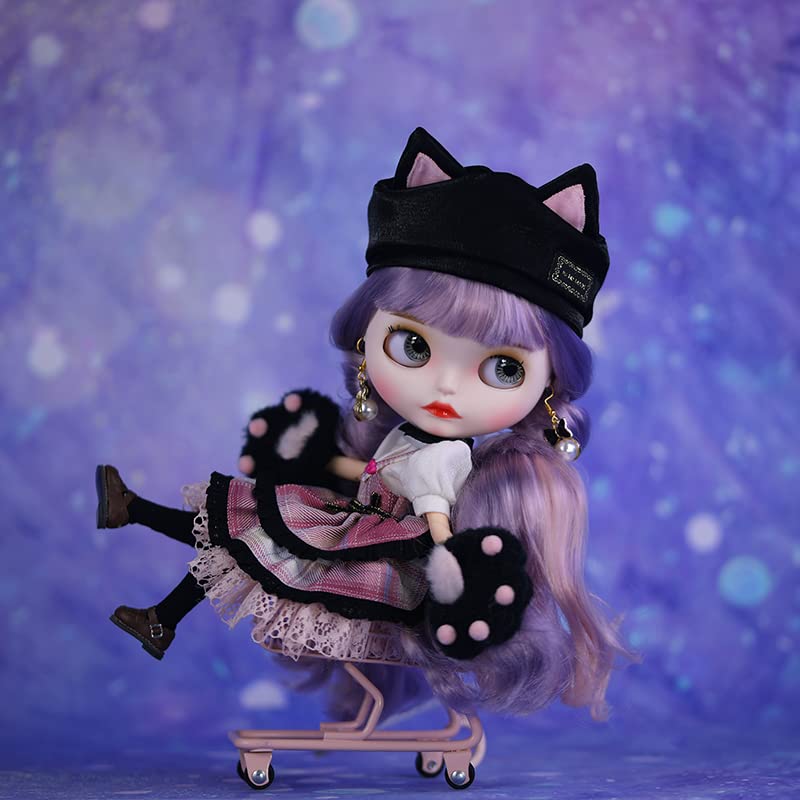 ICY Fortune Days Doll Clothes Cat Suitable for or 30cm Height Doll Dress Suitable for Clothes - Skirt, 1/6 Accessories, Blythe, Obitsu, Licca-chan