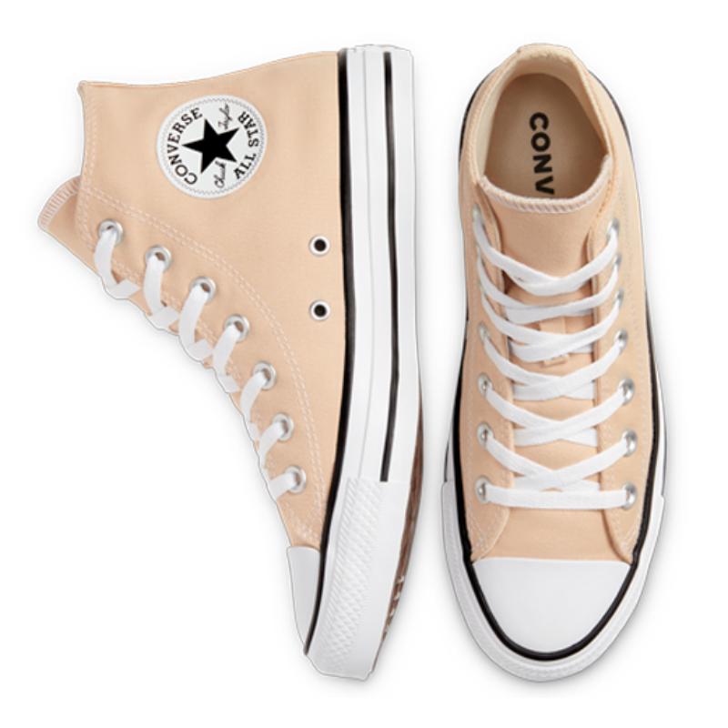 Converse Chuck Taylor All Star Comfortable Everyday High Top Espadrilles Unisex Beige