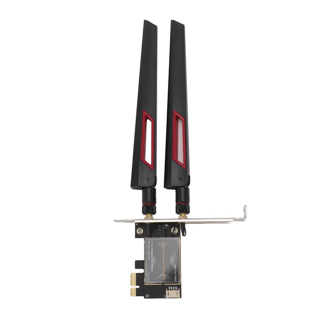 Network Card Adapter 1435ac 867Mbps Bluetooth 4.1 PCIEx1 with Dual Antenna for Windows 7 8 10 10DB