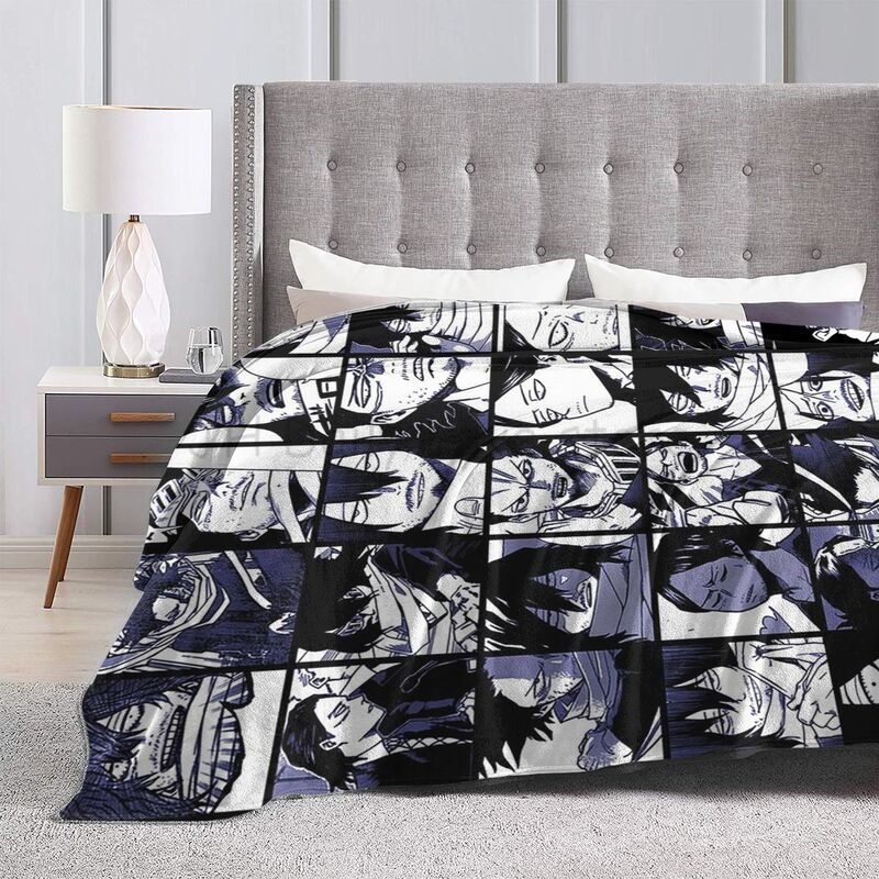 Aizawa Shota Soft Warm Blanket Flannel Fleece Blanket Soft Micro-Velvet Blankets Plush Throws for Bed Sofa Living Room 150x200cm