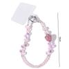 With Clip Strawberry Crystal Pendant Anti-lost Short Bling Strawberry Phone Chain Jewelry Bag Charms Pearl Mobile Phone Lanyard