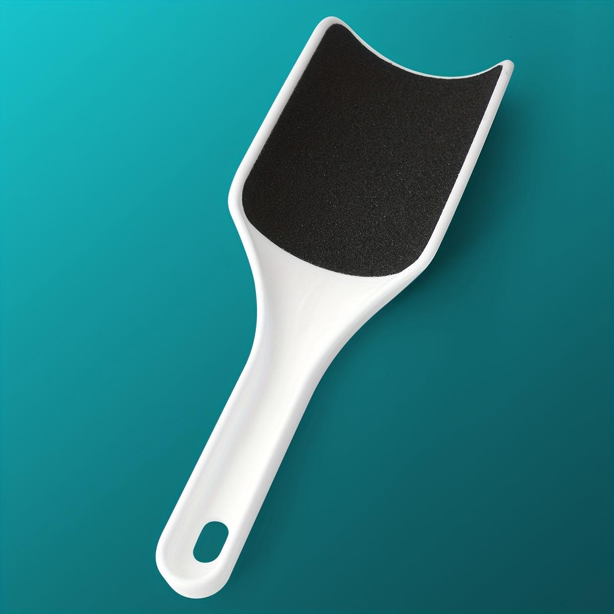 

1 шт. Изогнутая педикюрная пилка, Инструмент для удаления омертвевшей кожи, Скребок для ног, Пластиковая педикюрная пилка для домашнего использования - Педикюр для шлифовки ног белый