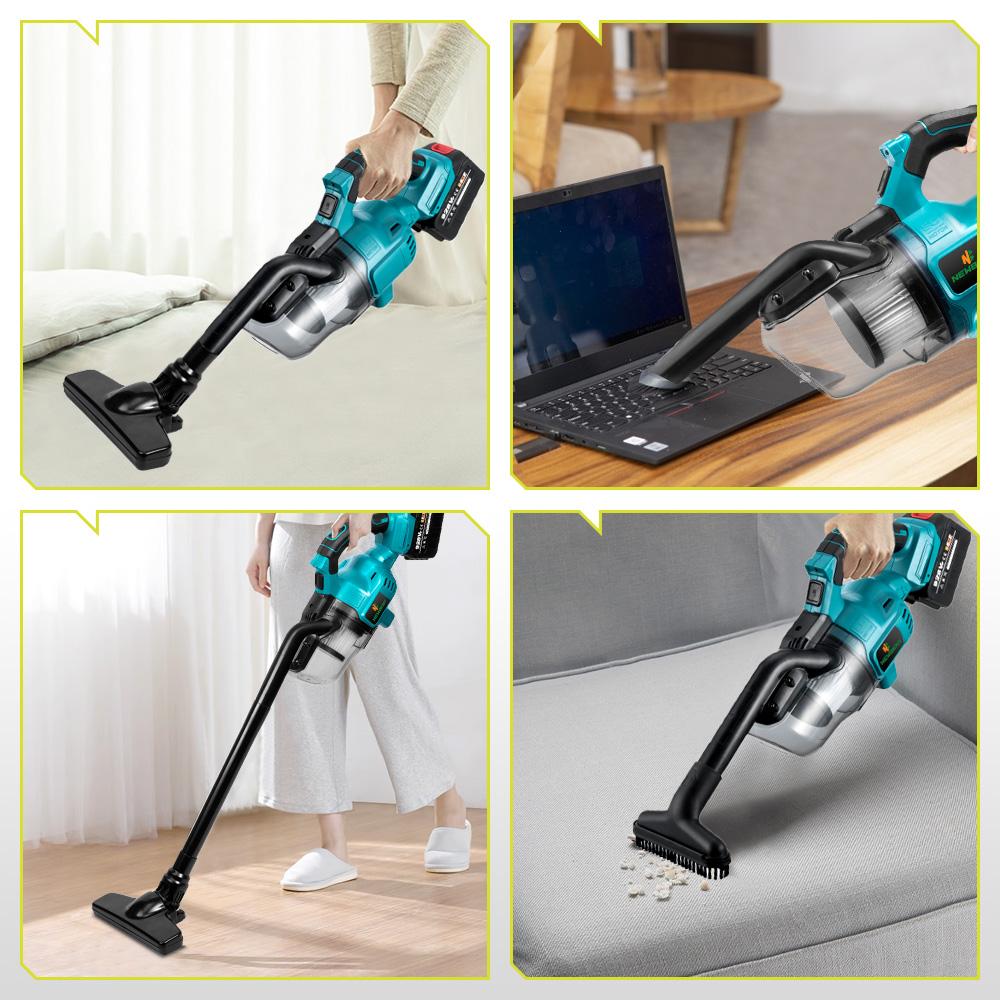 Newbeny 1000W Cordless Handheld Electric Vacuum Cleaner Powerful Rechargeable Household Indoor Cleaning Tools For Makita 18V Battery
