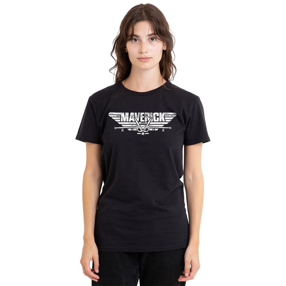 Top Gun Unisex Adult Maverick Logo T-Shirt