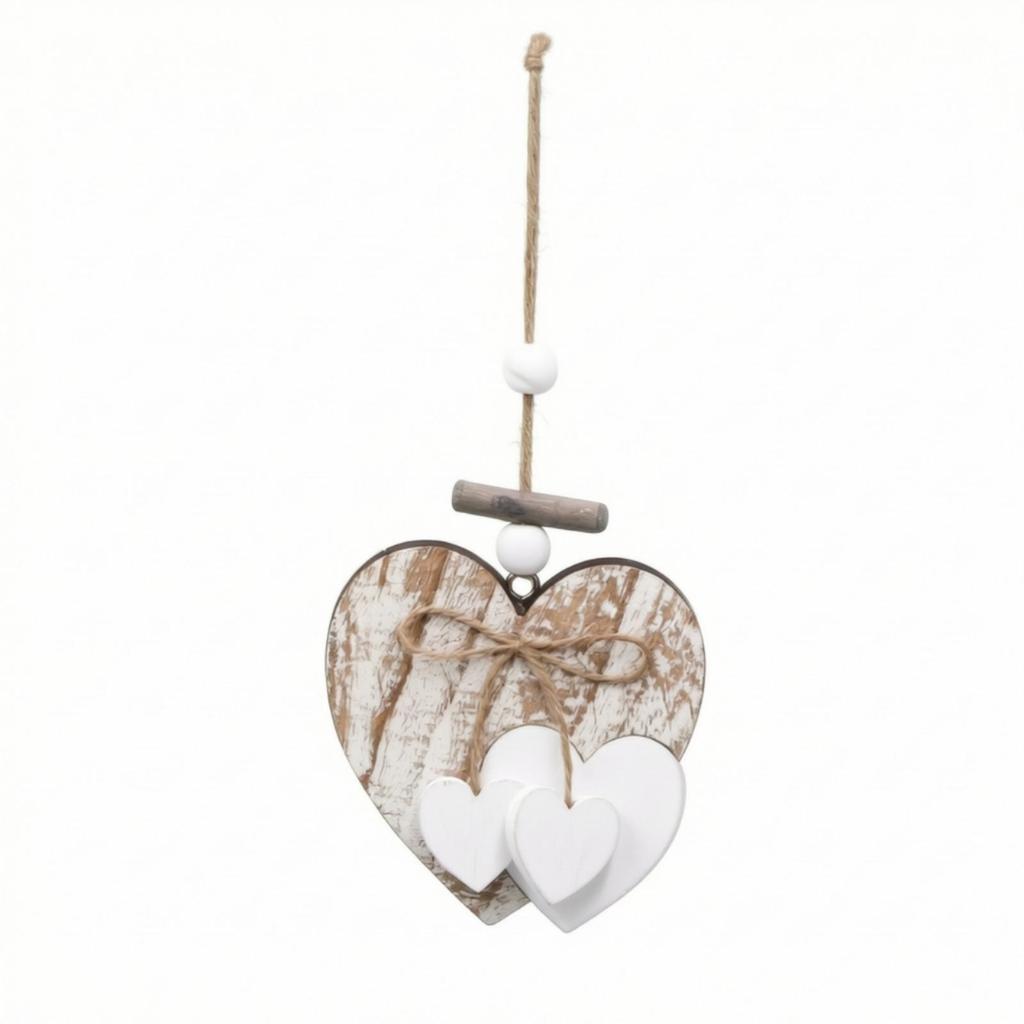 Wooden Wall-Heart Decor Warm for Event Displays